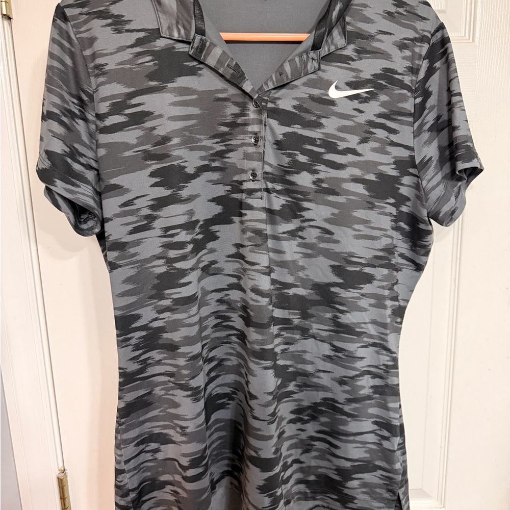 Nike Gray Camouflage Women's Top
